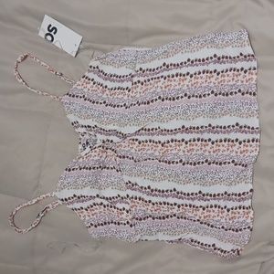 So juniors small purple floral crop top